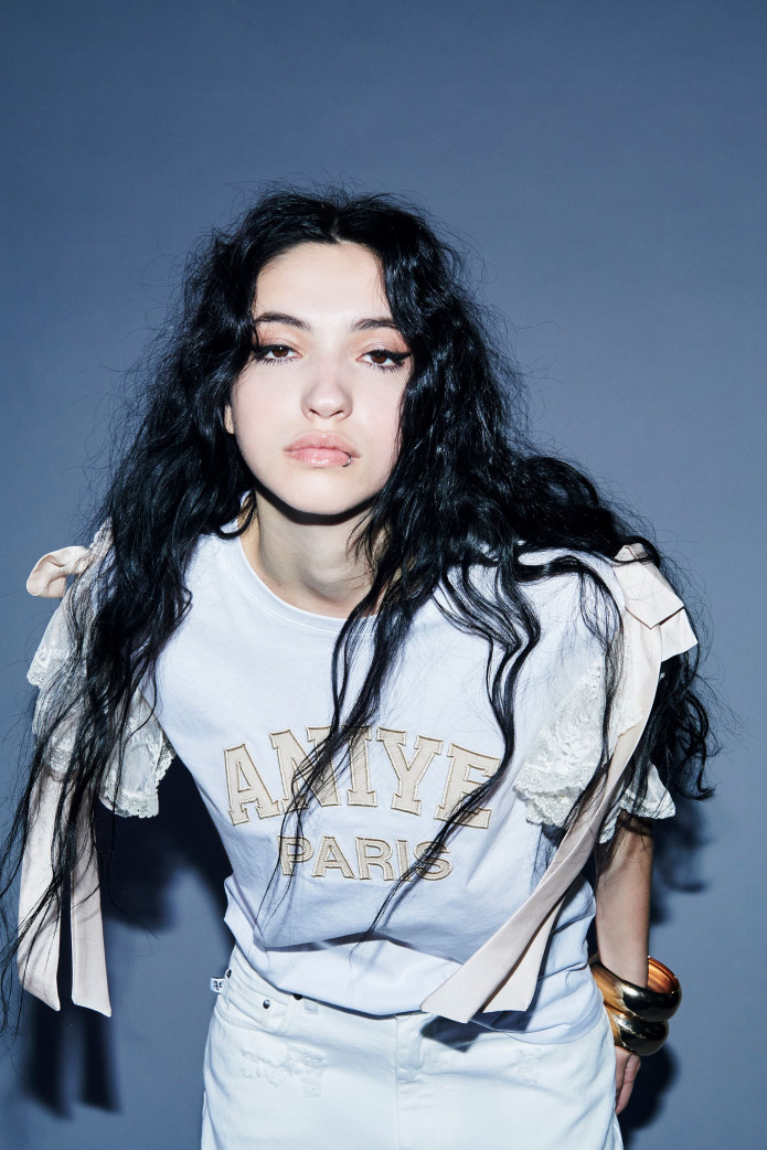 T-Shirt Ribbon Urban Aniye By | Camiseta Blanca Mujer