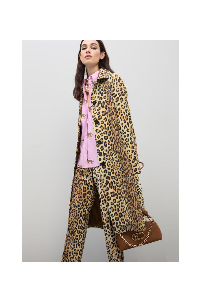 Trench Animal Print Lola Casademunt | Gabardina Mujer