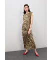 Vestido Midi Animal Print Lola Casademunt Mujer| Leopardo Elegante