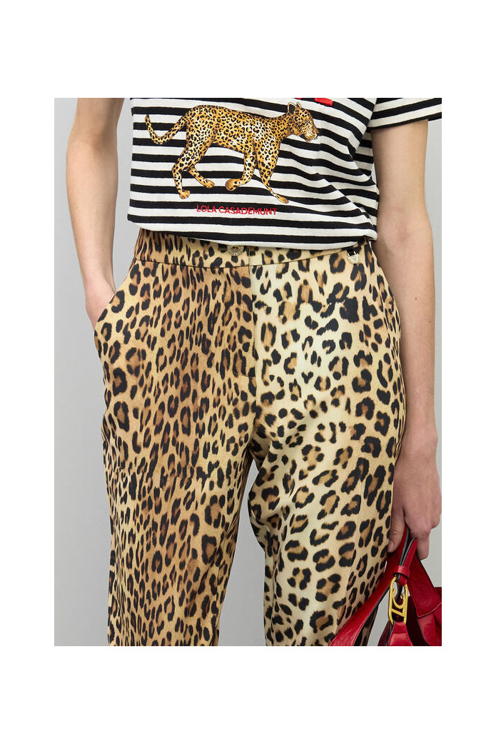 Pantalón Flare Animal Print Lola Casademunt | Mujer