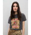 Camiseta Love Lola Leopardo | Lola Casademunt Mujer