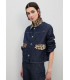 Cazadora Denim Leopardo | Lola Casademunt Mujer