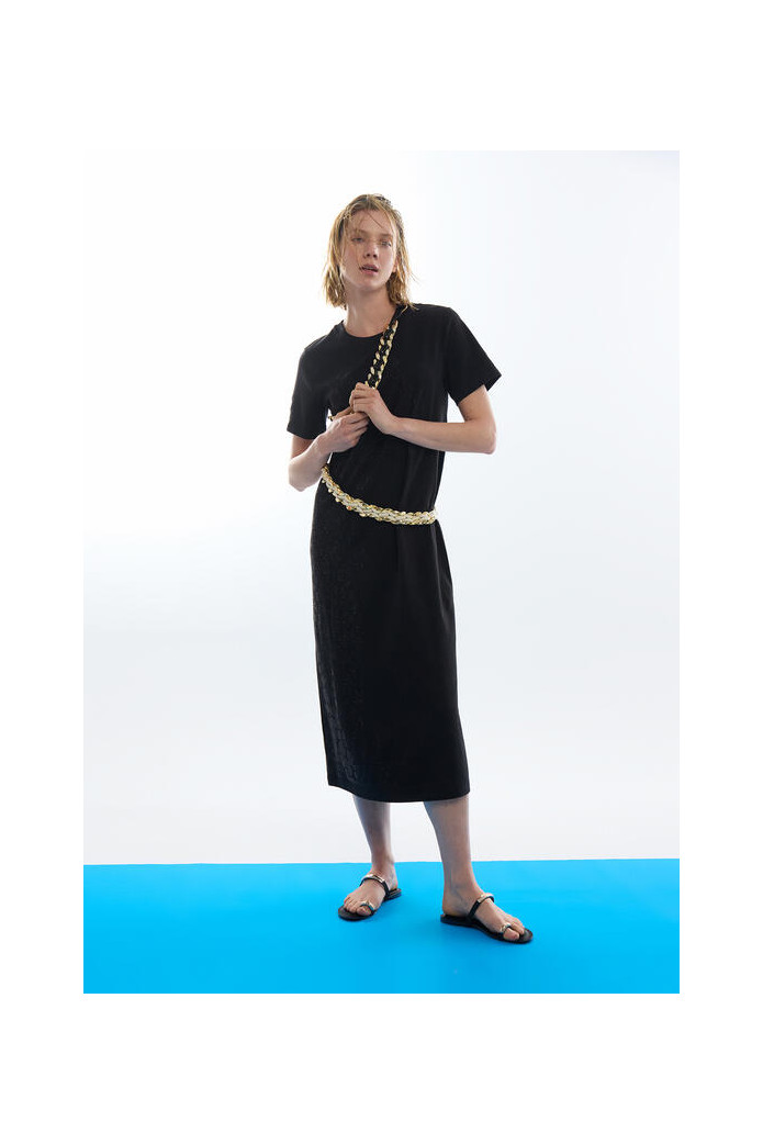 Vestido Animal Strass | Lola Casademunt Mujer