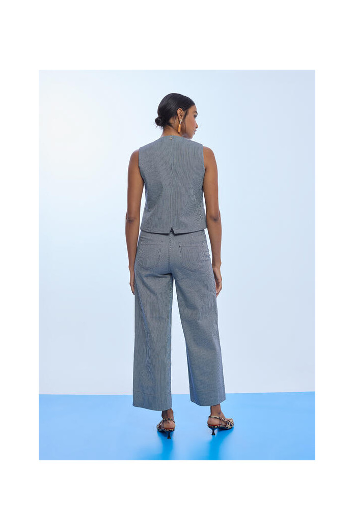 Chaleco Rayas Mujer | Lola Casademunt SS26