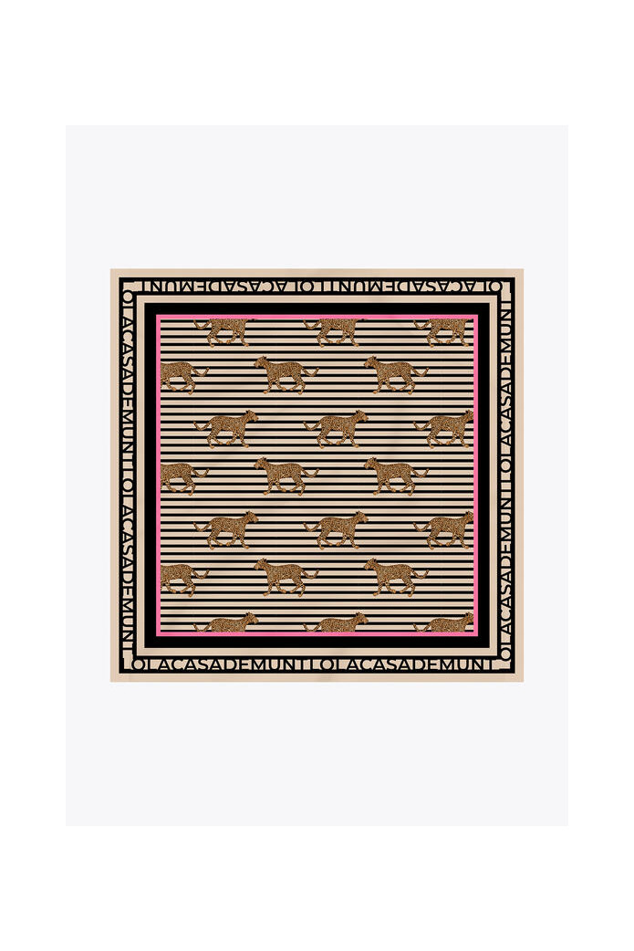 Pañuelo Satinado Leopardo | Lola Casademunt