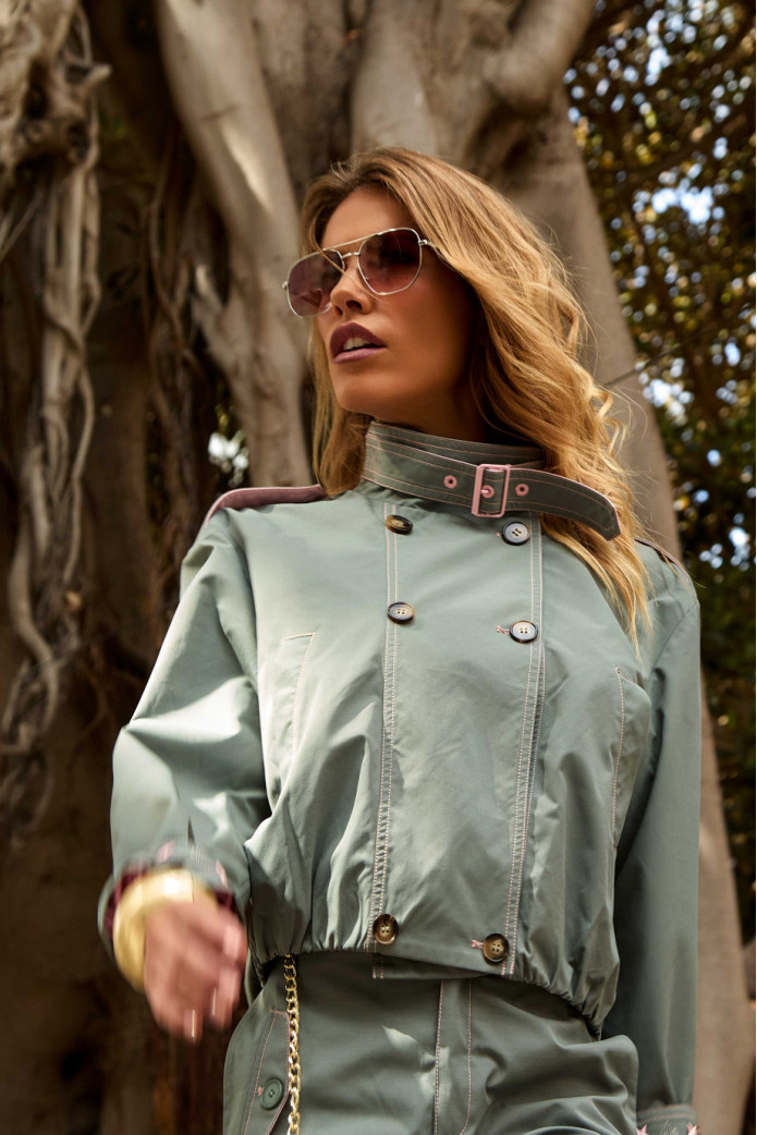 Cazadora Quertzal Camaleónica Verde | Chaqueta Mujer Original