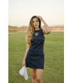 Vestido Polo Highly Preppy | Vestido Azul Deportivo