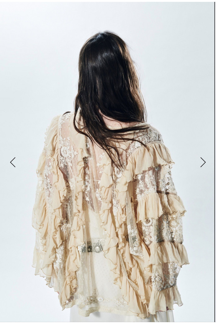 Cover Kayak Aniye By Beige – Chaqueta Boho con Volantes | FriendsnShop