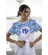 Camiseta Blue Postale Highly Preppy | Logo HP Azul