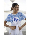 Camiseta Blue Postale Highly Preppy | Logo HP Azul