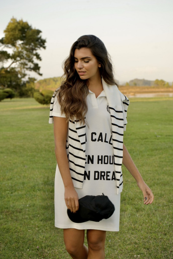 Vestido Estilo Polo Highly Preppy | Vestido Casual Elegante Mujer