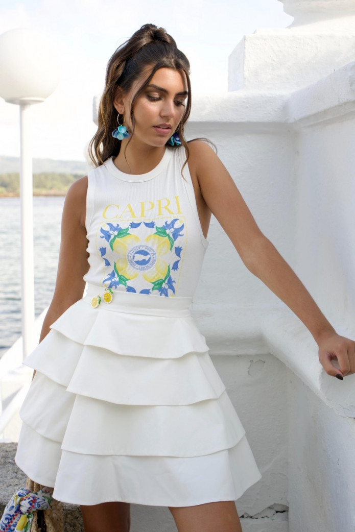 Camiseta Canalé Capri Highly Preppy | Camiseta Ajustada Mujer