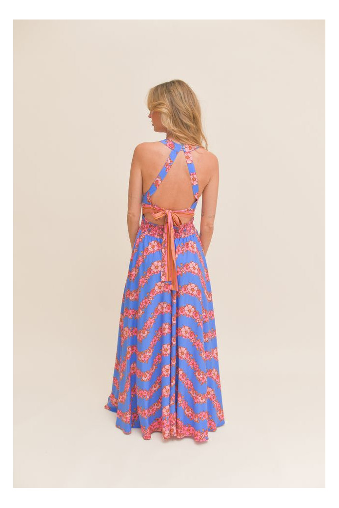 Vestido Largo Jaase Flores | Vestido Boho Chic Mujer