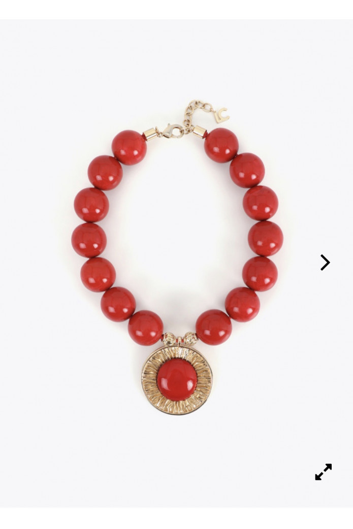 Collar Maxi Lola Casademunt | Collar Rojo Mujer