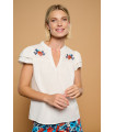 Top Grana Minueto | Blusa Blanca Mujer
