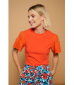 Top Tangerine Minueto | Top Naranja Mujer
