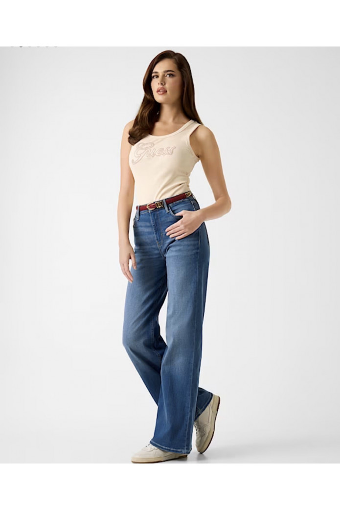 Jeans Relaxed Guess Bellflower | Vaqueros Mujer Tendencia