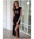 Vestido Zampullín Camaleónica | Vestido Negro Mujer Elegante
