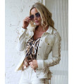Chaqueta Lyra Camaleónica | Chaqueta Vaquera Blanca Mujer