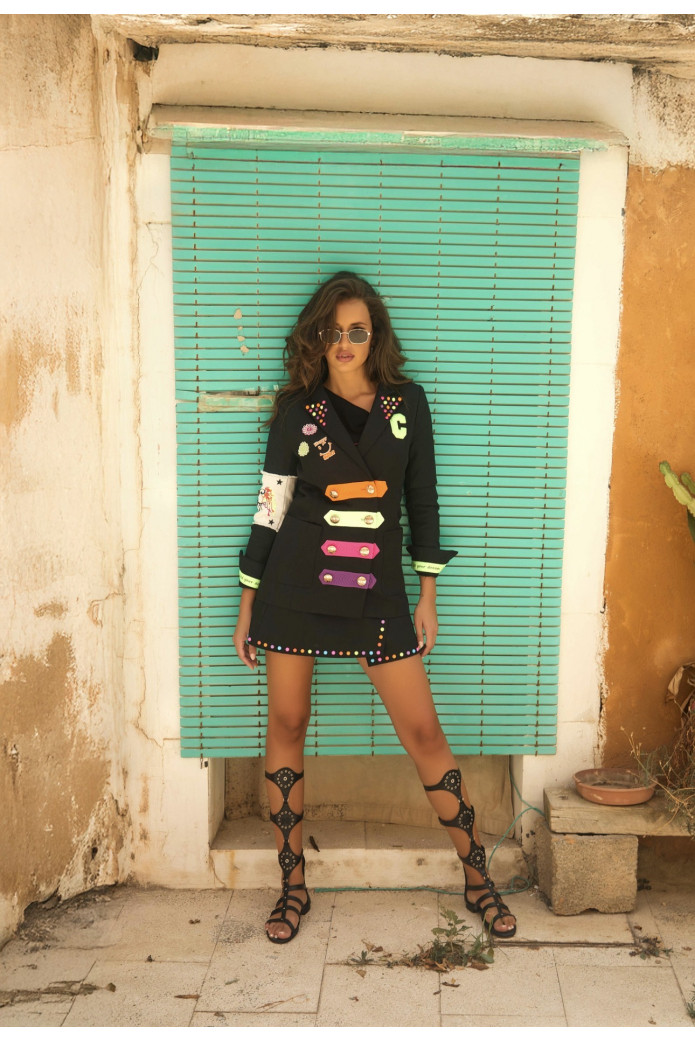 Chaqueta Tenca Camaleónica | Chaqueta Blanca Mujer Estilo Denim