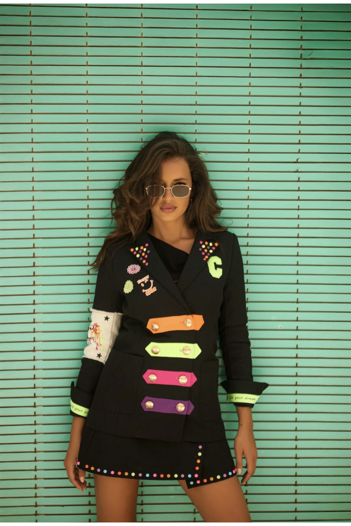 Chaqueta Tenca Camaleónica | Chaqueta Blanca Mujer Estilo Denim