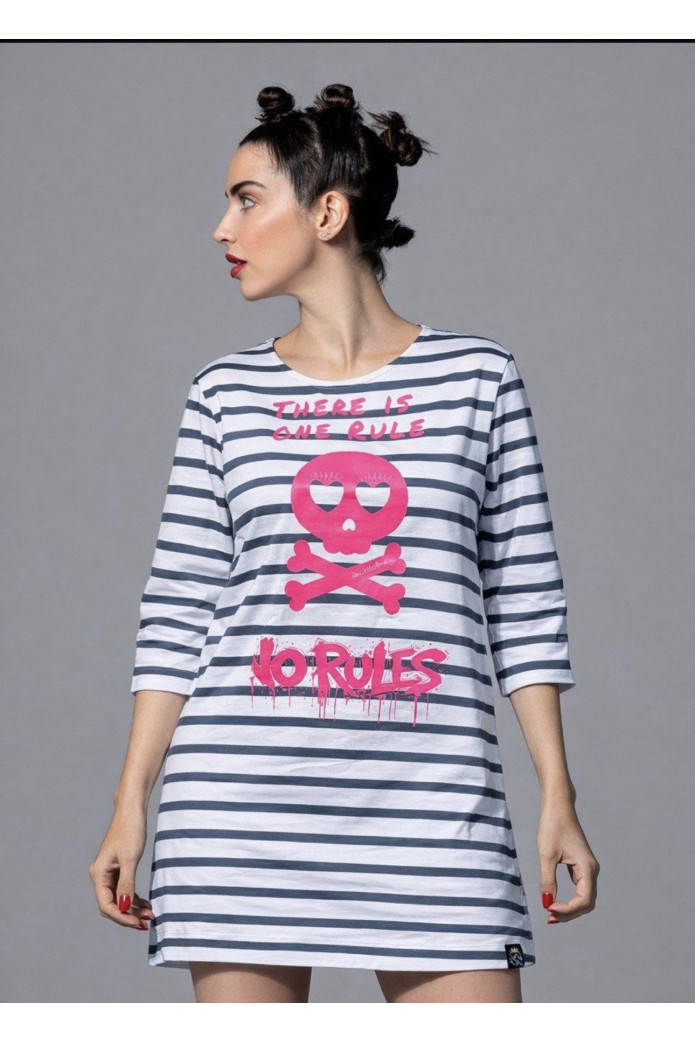 Vestido Noc Atelier | Vestido Corto Rayas Mujer Original