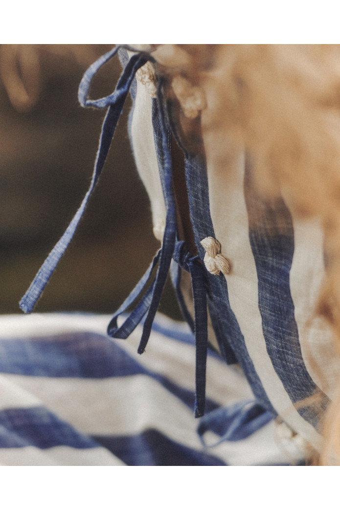 Top Aroa Zaitegui Rayas SS26 | Top Algodón Mujer