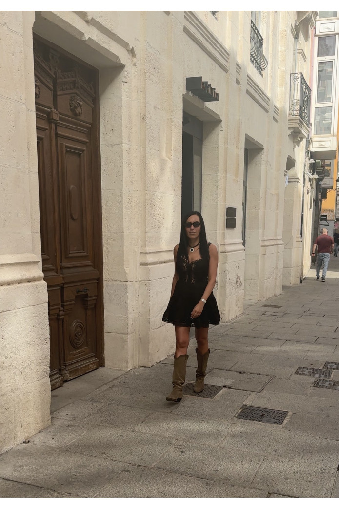 Vestido Leonora Charo Ibiza | Vestido Corto Boho Chic Mujer