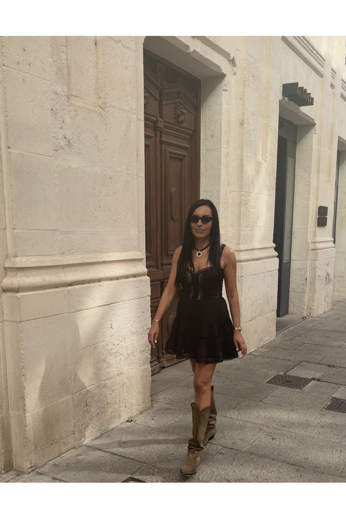 Vestido Leonora Charo Ibiza | Vestido Corto Boho Chic Mujer