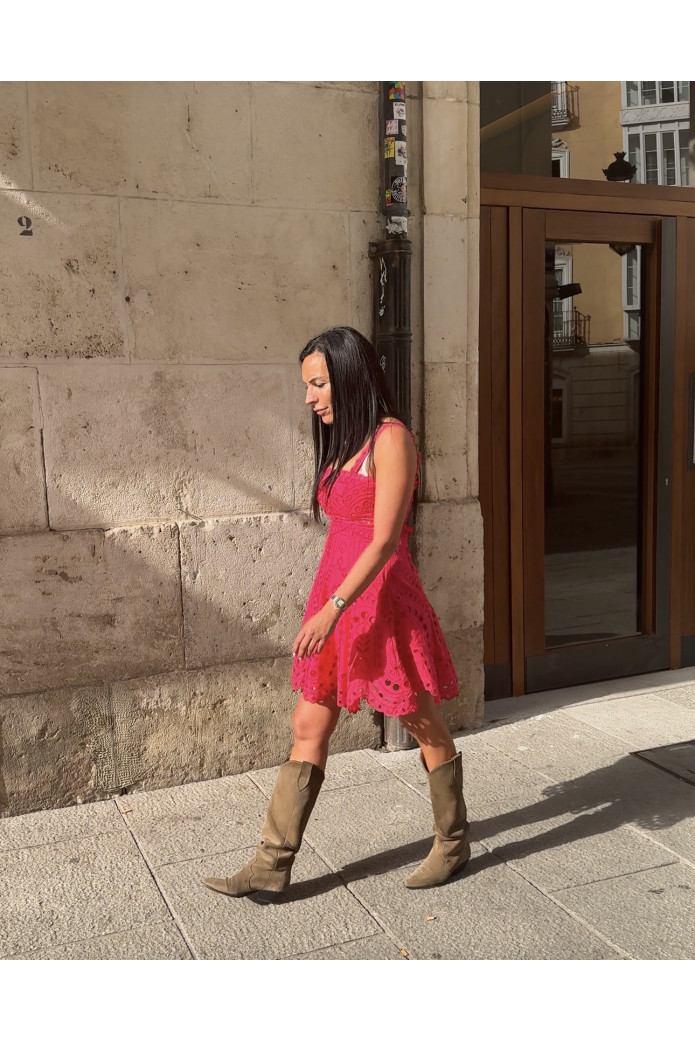 Vestido Corto Zeph | Vestido Blanco Bordado Mujer