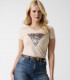 Camiseta Guess Zebra Mujer Beige | Camiseta Logo Guess en FriendsnShop