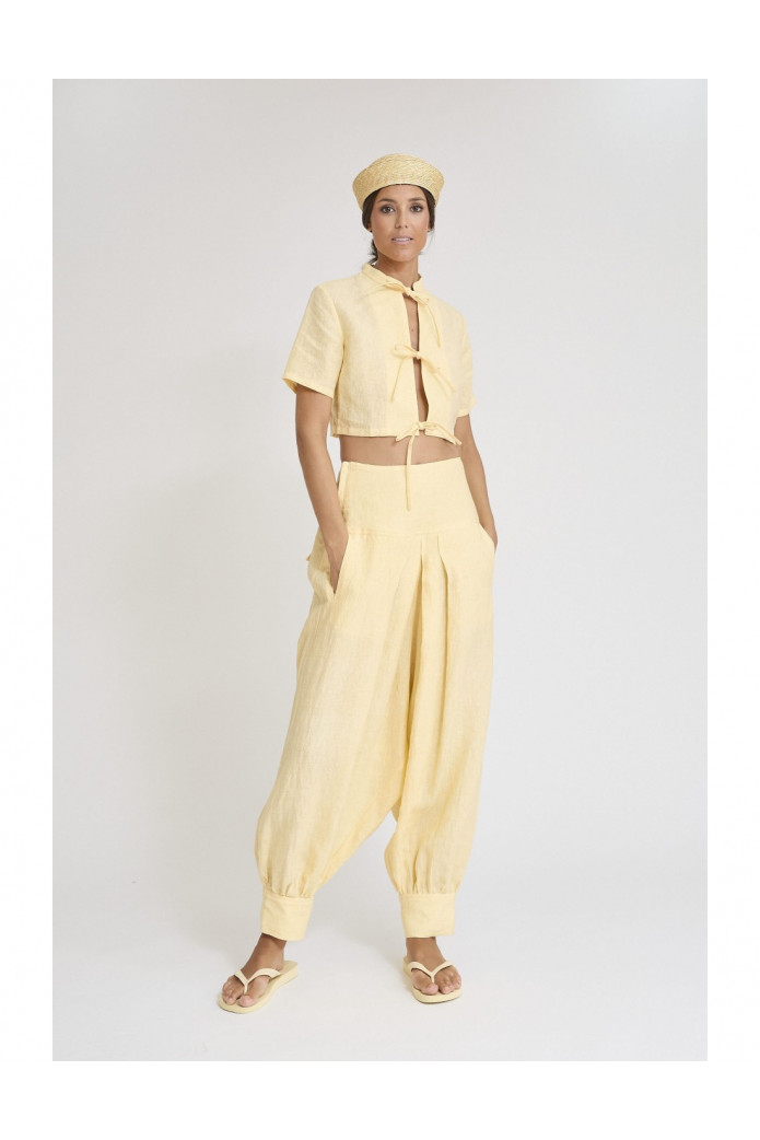 Top Zalla Zaitegui Studio | Top de Lino Mujer Verano