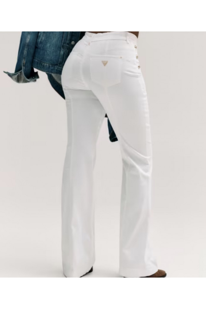 Pantalón chino blanco Guess Faye | Moda mujer Guess en Friendsnshop