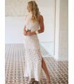 Vestido Alcotán Camaleónica by Capriche | Vestido largo boho blanco mujer