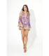 Vestido mini manga larga Tete by Odette | Vestido corto elegante mujer