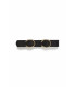 Cinturón Isa Double Aniye By mujer | Cinturón negro doble hebilla – FriendsnShop