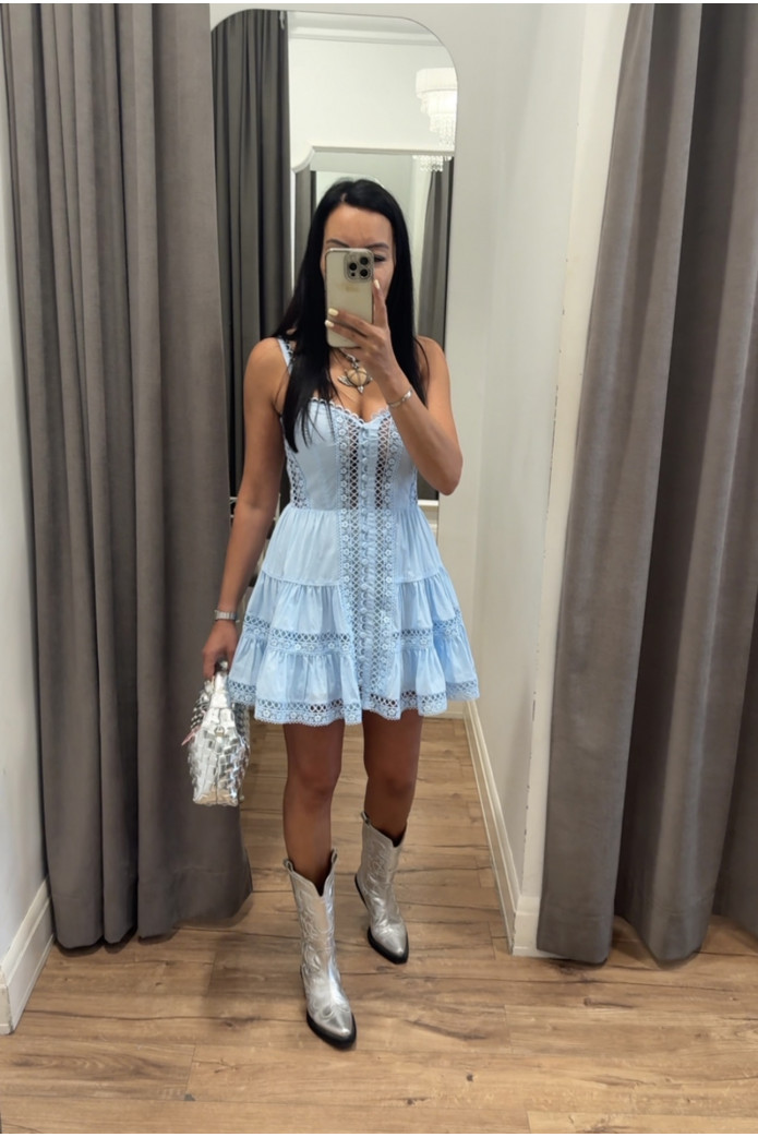 Vestido Leonora Charo Ibiza | Vestido Corto Boho Chic Mujer