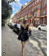Falda Greta Negra Charo Ibiza | Falda Boho Chic Mujer