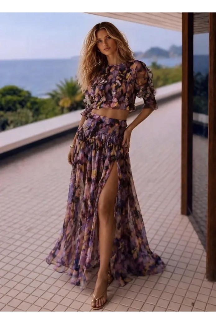 Vestido Amatista Fetiche Suances | Vestido Largo Boho Mujer