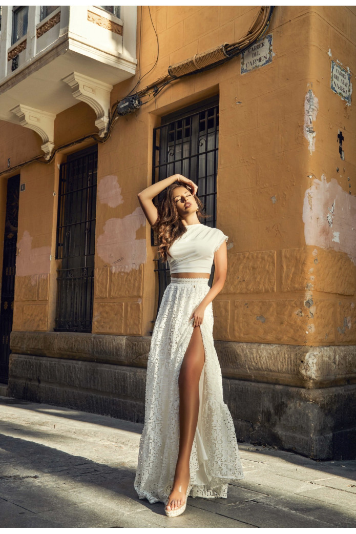 Falda Arlune Camaleónica by Capriche | Falda mujer elegante