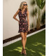Vestido Coral Camaleónica by Capriche – Vestido Elegante de Mujer