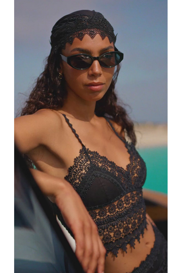 Top Dana Negro Charo Ruiz | Moda Ibiza para Mujer | FriendsnShop