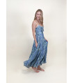 Vestido Largo Jaase Serenade Print Bambi azul | FriendShop