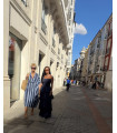 Kaftan de Rayas Azul | Vestido Kaftán Mujer | FriendsnShop
