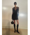 Lace Dress Bits Aniye By | Vestido de Encaje Negro | FriendsnShop