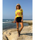 Camiseta Actias Camaleónica | Camiseta Amarilla Mujer | FriendsnShop