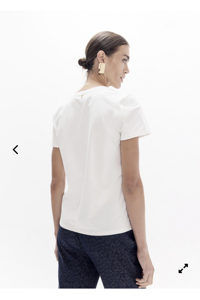 Camiseta Blanca Leopardo Lola Casademunt | FriendsnShop