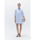 Vestido Camisero Corto Azul Mujer Lola Casademunt | FriendsnShop