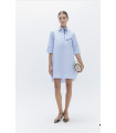 Vestido Camisero Corto Azul Mujer Lola Casademunt | FriendsnShop