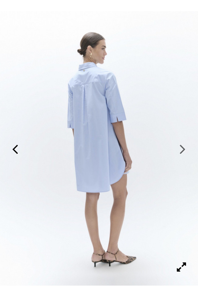 Vestido Camisero Corto Azul Mujer Lola Casademunt | FriendsnShop